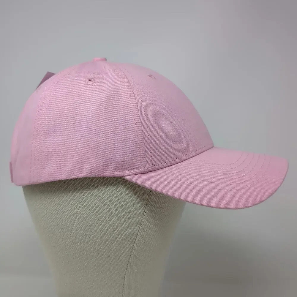 Ducks Unlimited Baseball Cap Pink One Size Strapback Feather Logo Hat Cotton